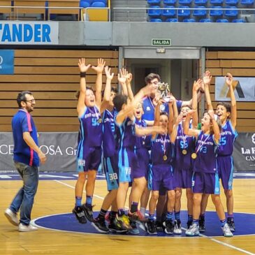 Cantbasket 04, campeón de la Liga Alevín de Cantabria 2021/2022