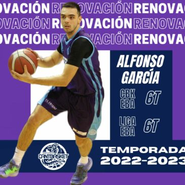 Alfonso García, sexta temporada en Liga EBA con Cantbasket 04